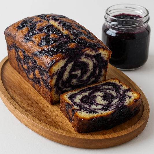 【ジャム大量消費術!】ジャムたっぷりマーブルバウンドケーキ