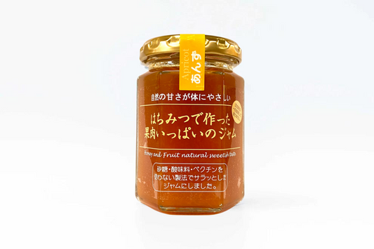 はちみつで作った果肉いっぱいのジャム あんず