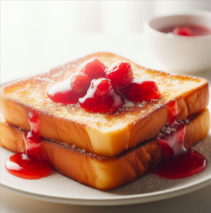 【ジャムレシピ】休日の朝に♪いちごジャムのフレンチトーストサンド