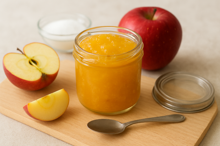 りんご：秋映（あきばえ）でつくるシンプルなりんごジャム