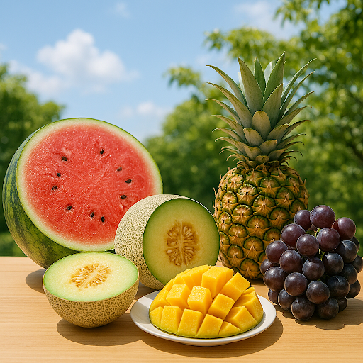 ８月：冷やして美味しい！旬を迎える果物たち